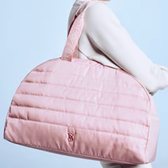 Victoria's Secret Handbags - Victoria’s Secret Quilted Travel Duffle Pink